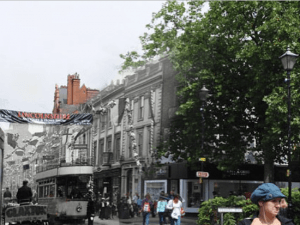Lincoln city then and now 