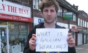 Participant in Gillian Wearing's Signs...